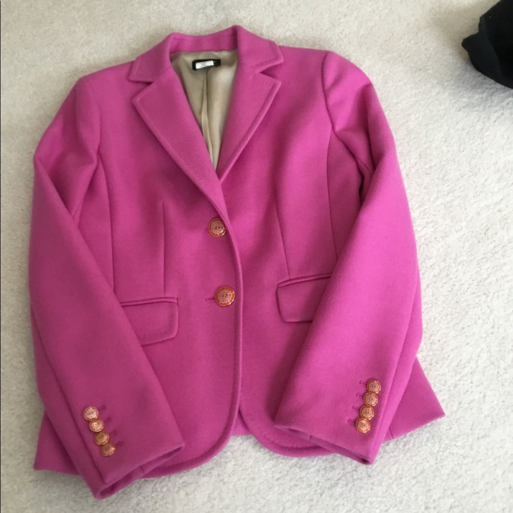 J. Crew pink wool blazer/jacket